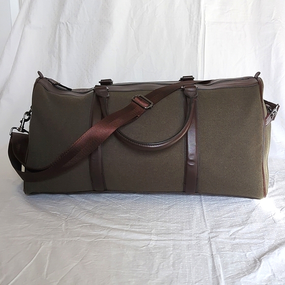 Zara Bags Zara Man Duffel Bag Olive Green Poshmark